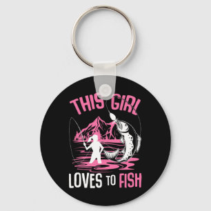 Chaveiro Essa Menina Adora Pescar Garotas Pescadoras