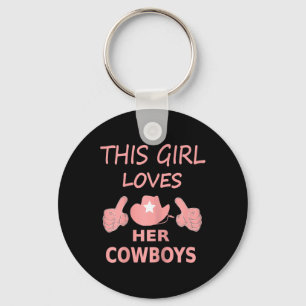 Chaveiro Essa Menina Ama Seu Cowboy Cute Dallas