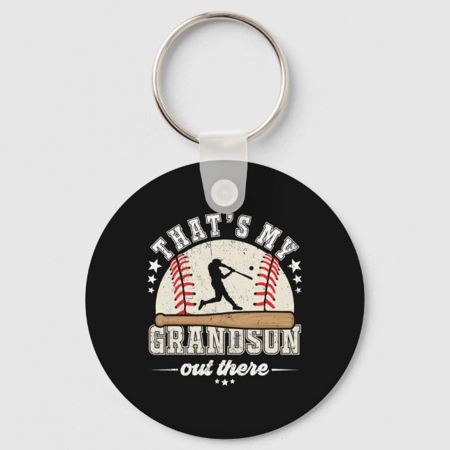 Chaveiro Esse É Meu Avô Lá Fora, Avó Baseball Grand (Frente)