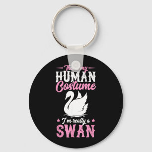 Chaveiro Esse É Meu Disfarce Humano Eu Sou Um Cisne Funny H