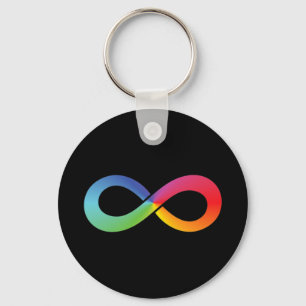 Chaveiro Esta camisa infinita do arco-íris simboliza o que