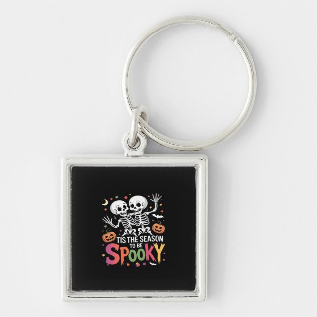 Chaveiro Esta É A Época Para Ser Um Skeleton Dançante Sapo (Frente)