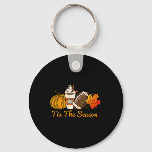 Chaveiro Esta É A Época Pumpkin Leaf Latte Fall Graças