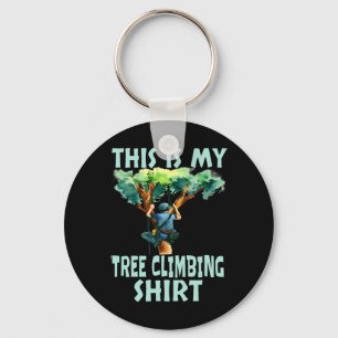 Chaveiro Esta É Minha Camisa de Escalar Árvores Camisa Dive