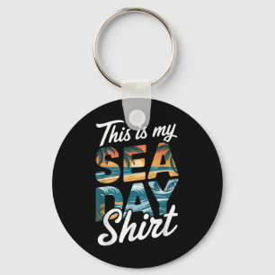 Chaveiro Esta É Minha Camisa do Dia do Mar - Cruzeiros Famí