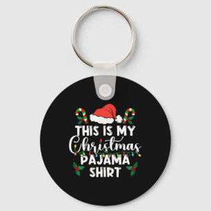 Chaveiro Esta é Minha Luz de Pijama de Natal Correspondênci