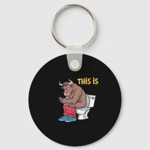 Chaveiro Esta É Uma Touro Engraçada Touro, Touro E Vacas Hu