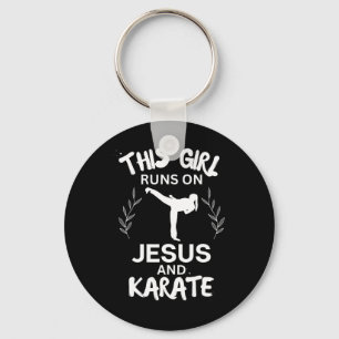 Chaveiro Esta Garota Funciona Com Jesus E Karate Christian