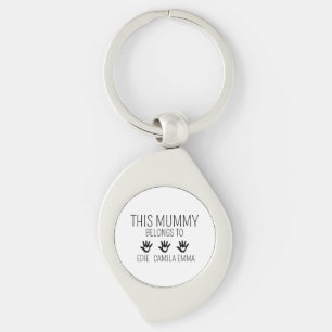 Chaveiro Esta Mamãe Pertence, Mamãe Personalizada , Mamãe P