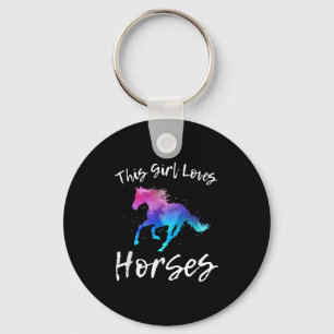 Chaveiro Esta Menina Adora Cavalos Engraçados Cavaleiros Eq