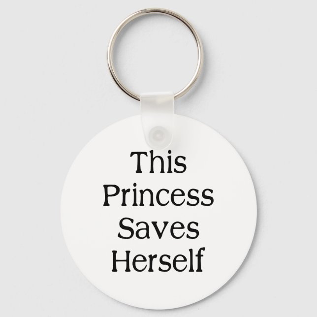 Chaveiro Esta Princesa Salva (Frente)