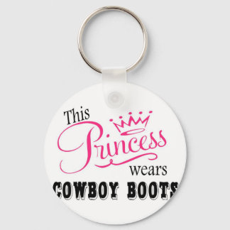 Chaveiro Esta Princesa veste Botas Cowboy