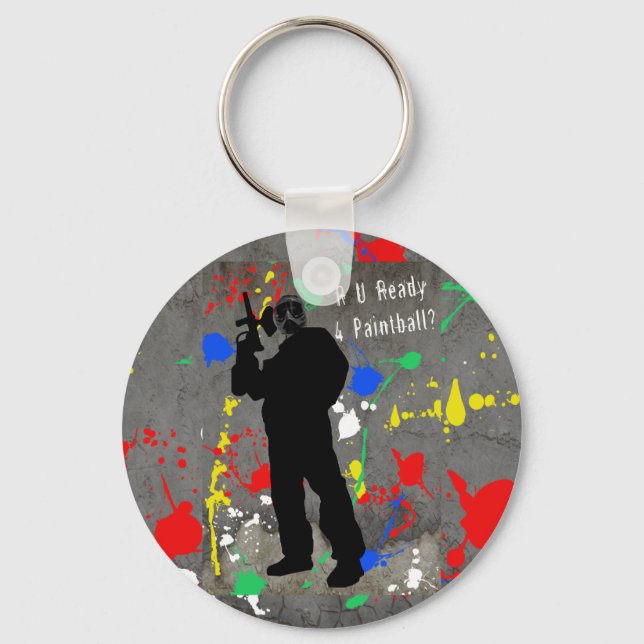 Chaveiro Está Pronta para 4 Paintball? (Frente)