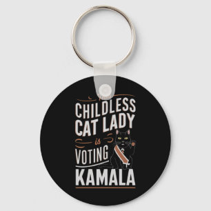 Chaveiro Esta Senhora de Gato Infantil Está Votando Kamala