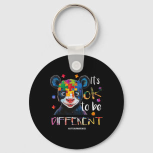 Chaveiro Está tudo bem ser diferente - Panda de Consciência