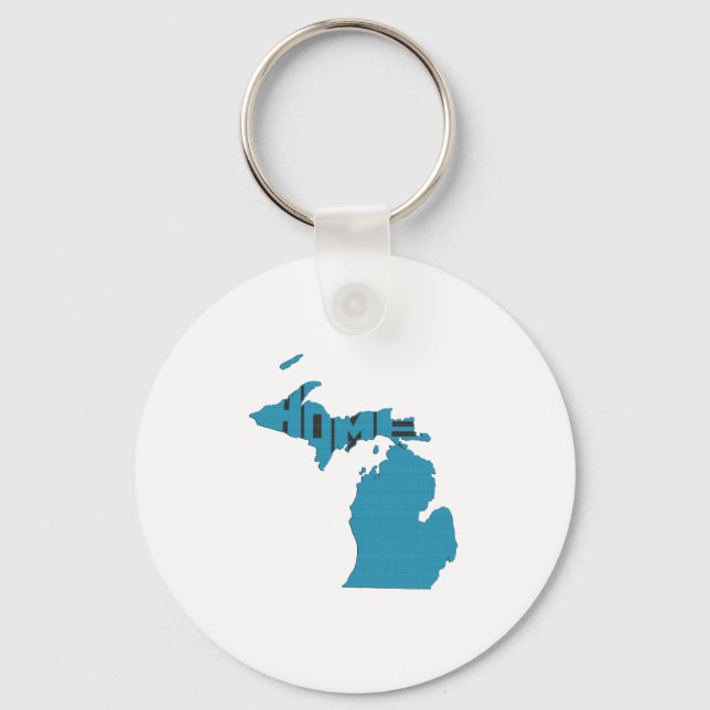 Chaveiro Estado de origem do Michigan (Frente)