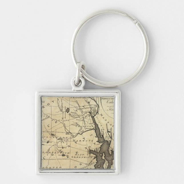 Chaveiro Estado de Rhode Island (Frente)