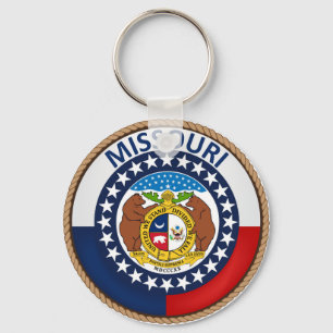 Chaveiro Estado de selo da bandeira de Missouri