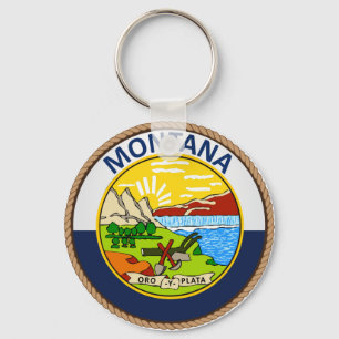 Chaveiro Estado de selo da bandeira de Montana