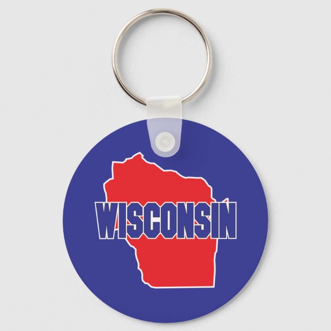 Chaveiro Estado de Wisconsin (Frente)