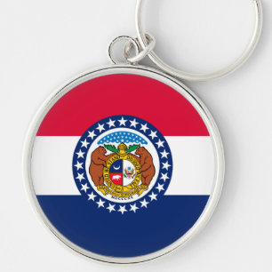 Chaveiro Estado do Missouri Flag Design