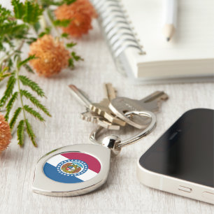 Chaveiro Estado do Missouri Flag USA