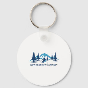 Chaveiro Estância de esqui Kewaskum Wisconsin Esquiando Esq