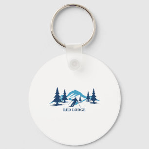 Chaveiro Estância de esqui Red Lodge Montana Esqui Esquiado