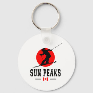 Chaveiro Estância de esqui Sun Peaks Canadá Montanhas Rocho