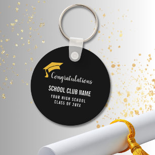 Chaveiro Estandarte de formatura personalizado preto