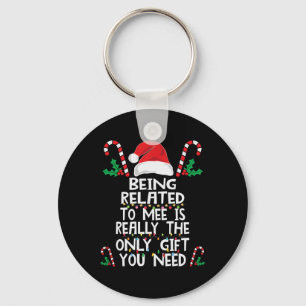 Chaveiro Estar Relacionado A Mim Família Pajama Natal Xmas