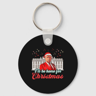 Chaveiro Estarei Em Casa Para O Natal Engraçado.