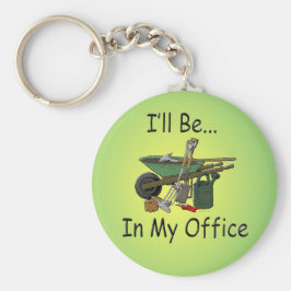 Chaveiro Estarei no meu escritório