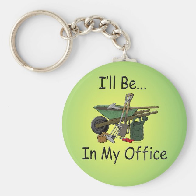 Chaveiro Estarei no meu escritório (Frente)