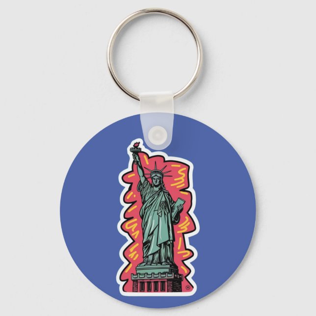 Chaveiro Estátua da Liberdade (Frente)