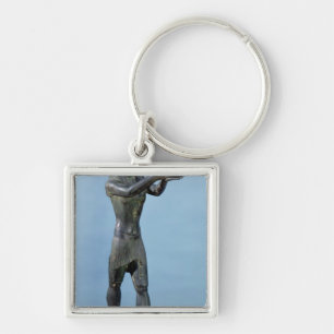 Chaveiro Estátua do deus Horus que faz uma bebida