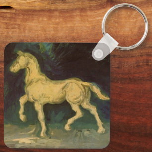 Chaveiro Estatueta de Gesso de um Cavalo por Vincent van Go