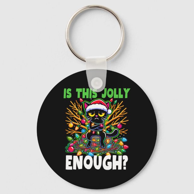 Chaveiro Este É Jolly Engraçado O Suficiente, Negra. (Frente)