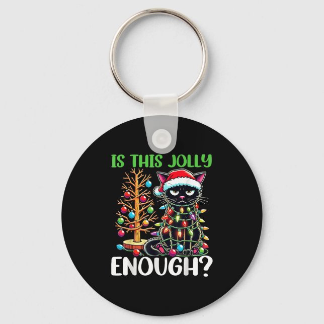 Chaveiro Este É Jolly Engraçado O Suficiente, Negra. (Frente)