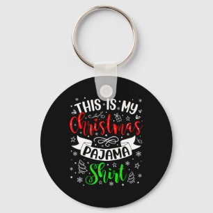Chaveiro Este É Meu Natal Pajama Xmas Matando Família C