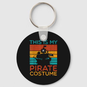 Chaveiro Este é o meu Fantasia de Pirata Retro Halloween Ho