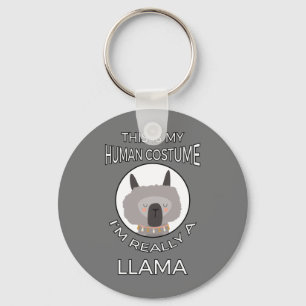 Chaveiro Este É O Meu Figurino Humano - Llama Edition II