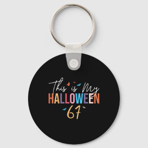 Chaveiro Este É o Meu Halloween 67 Meme Divertido Seis Sete