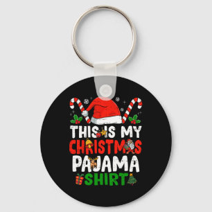 Chaveiro Este É O Meu Natal De Natal De Pajama