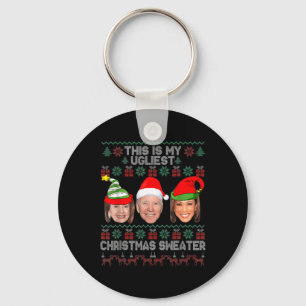 Chaveiro Este É O Meu Natal Mais Feio Anti-Biden Diversão D