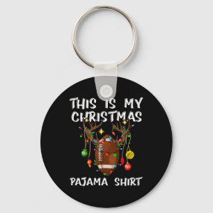 Chaveiro Este É O Meu Natal Pajama Shirt Football Christy