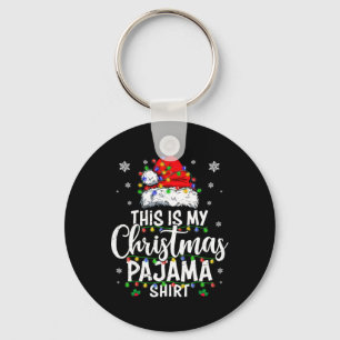 Chaveiro Este é o meu pijama de natal que ilumina homens