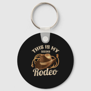 Chaveiro Este É O Meu Segundo Rodeio Cowboy Que Engraçado C