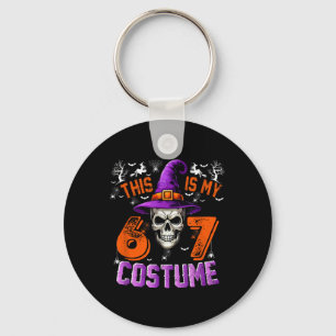 Chaveiro Este é o meu traje de Halloween 67 _1