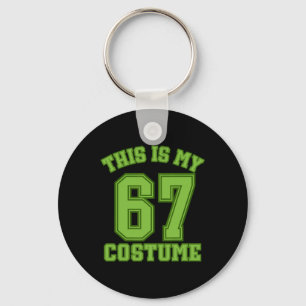 Chaveiro Este é o meu traje de Halloween 67 Humor Esportivo